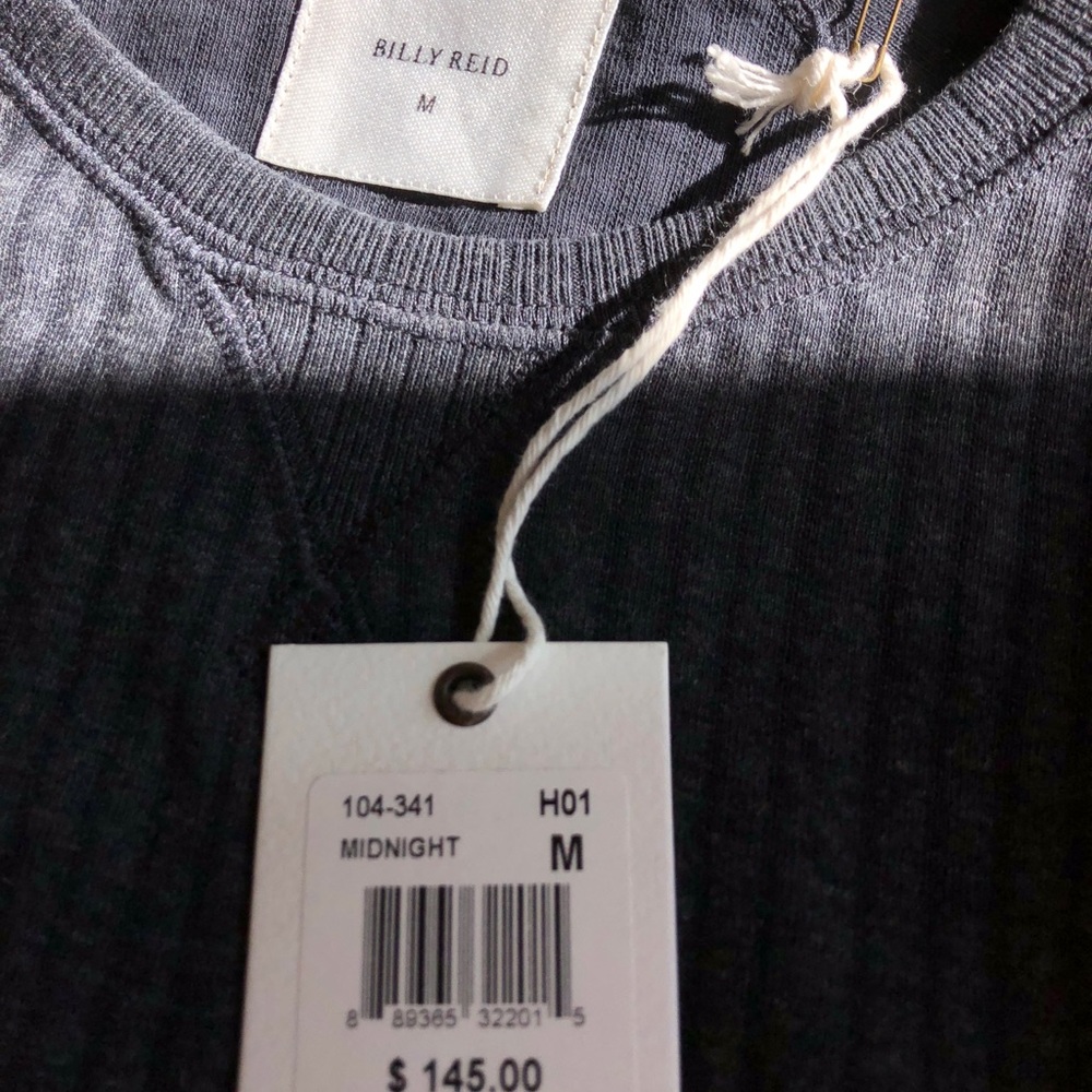 Quilted Crew Neck Long sleeve